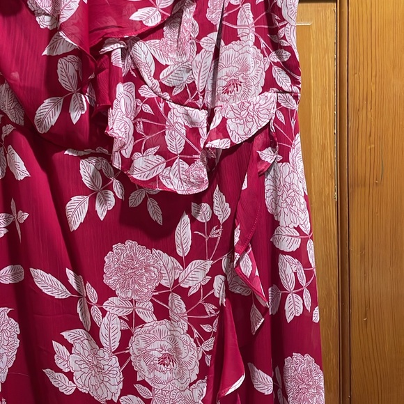 Floral Red Dress - Picture 4 of 5